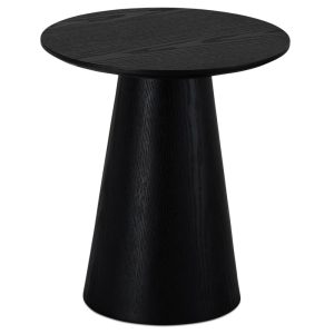 Tango sofabord, rund - sort egefinér (Ø45)