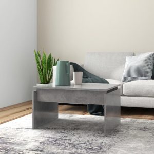 Sofabord 68x50x38 cm spånplade betongrå